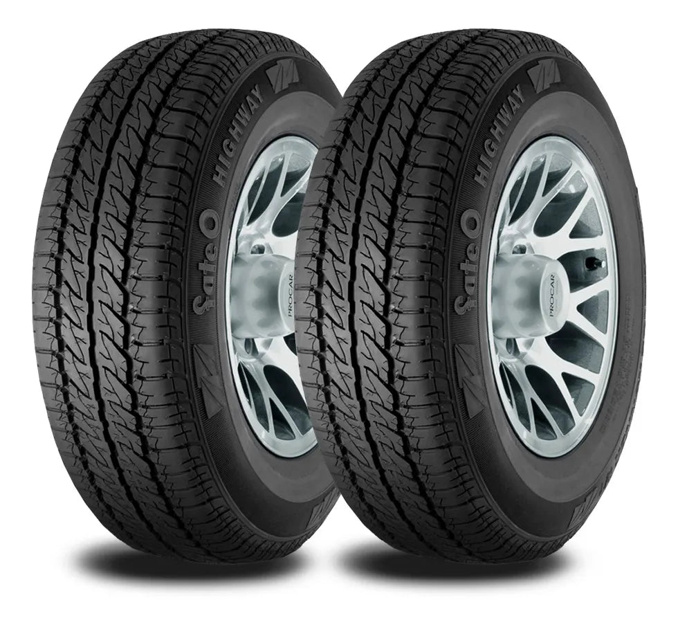Kit 2 Neumaticos 235/75 R15 Fate Range Runner Ht Serie 2 Cubiertas 235 75 15 Gomas 235x75x15 110/107R Lt Rodado 15 Indice Velocidad R 170km/h Utilitario Pista Asfalto Alta Durabilidad Larga Vida Util