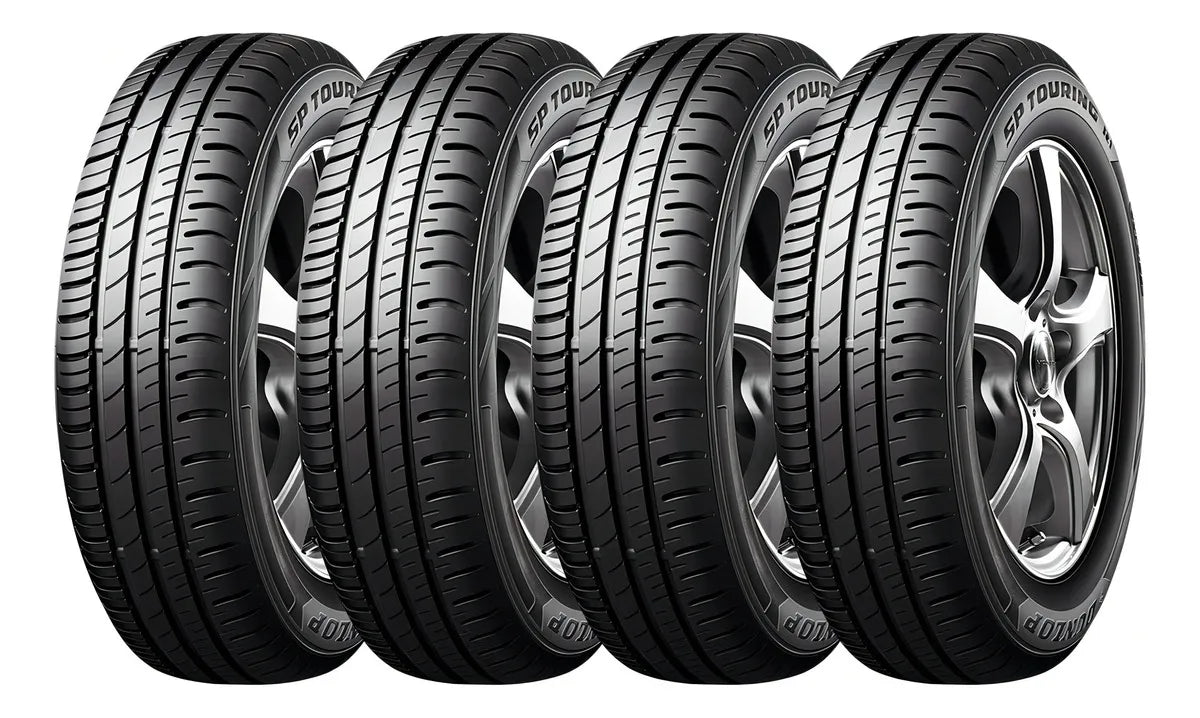 Kit X4 Neumáticos Dunlop Sp Touring R1 175/70r13 82t Durabilidad y Confort